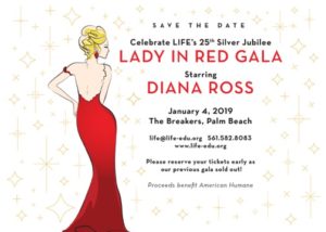 Lady In Red Gala flyer image