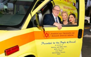 Patrick Park, Lois Pope and Milly Park