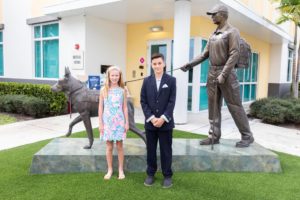 dog monument naming winners